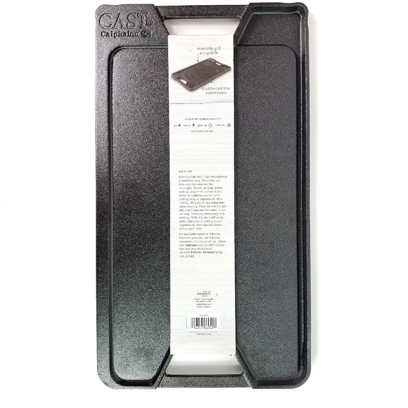 SOLD Select Calphalon Reversible Cast Iron Griddle - Picture 3 of 8